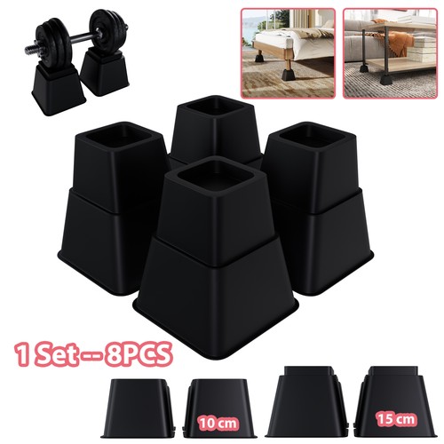 8er möbelerhöher set schwarz - set,