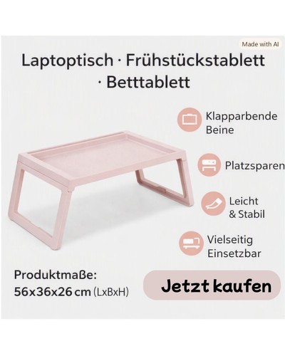 Betttablett klappbar - betttablett,